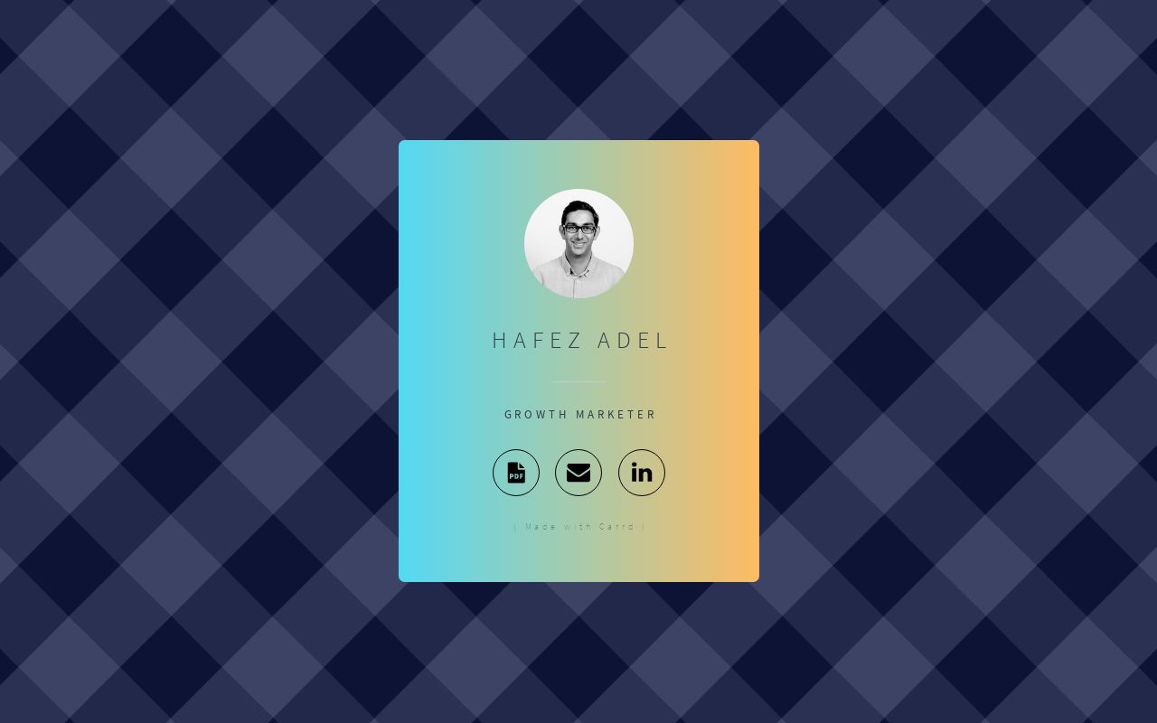 Carrd profile picture for @hafez